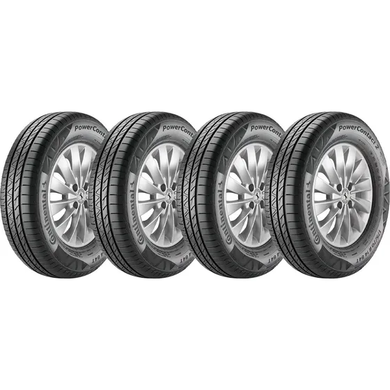 Kit de 4 pneus Continental PowerContact 2 175/70R14 84 - 500 kg T