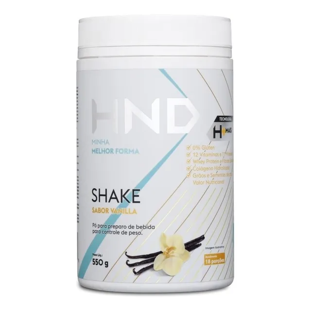 Suplemento en polvo con sabor a vainilla Hinode Hinode Hund en tarro de 550 g