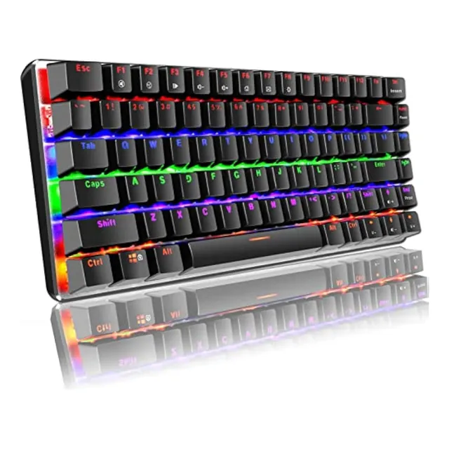 Lexonelec Teclado Mecánico Para Juegos Con Cable