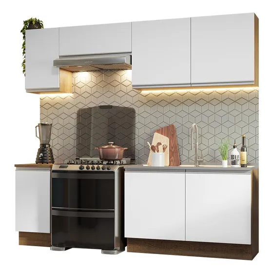 Armario De Cocina Completo Glamy Madesa 240cm
