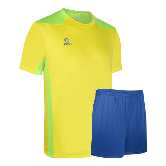 Camiseta Futbol + Short Four Brasil (número Gratis)