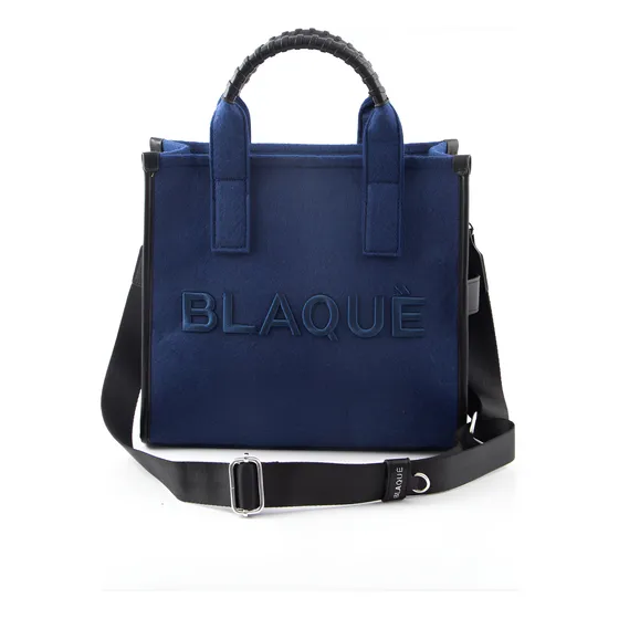 Cartera Blaque Paño Manija Y Correa Regulable Islandia