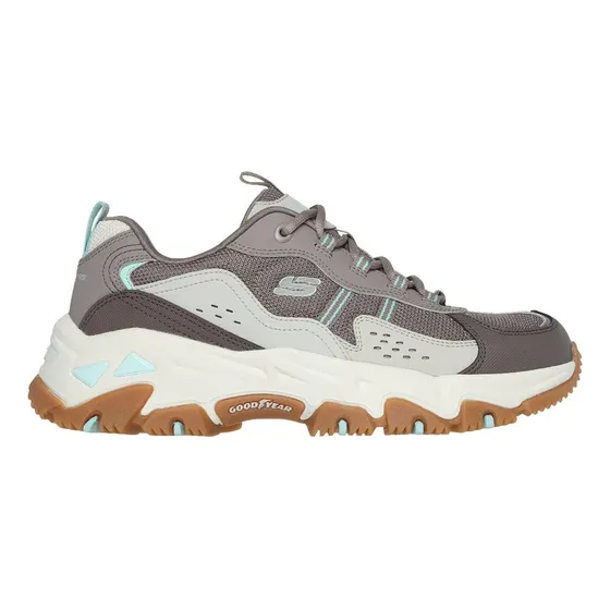 Zapatillas Mujer Skechers D'lites Hiker Trekking Gris