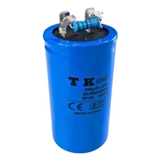 Capacitor Motor Start 200uf 220-250v 40x80mm