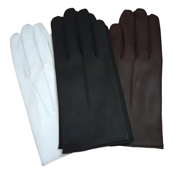 Guantes De Vestir De Cuero.