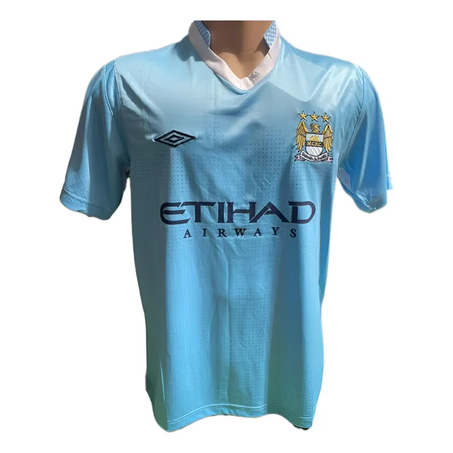 Camiseta Manchester City 2011/12 Ind Oficial Kun Agüero