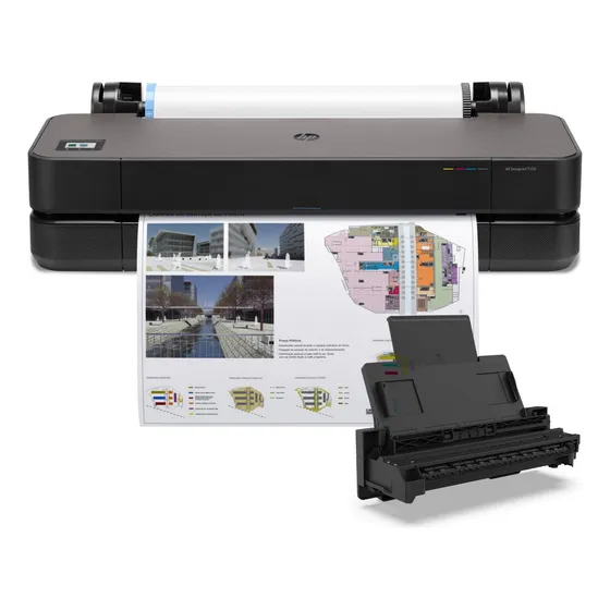 Plotter Hp Designjet T250 5hb06a + Bandeja A3 A4 8aj60a