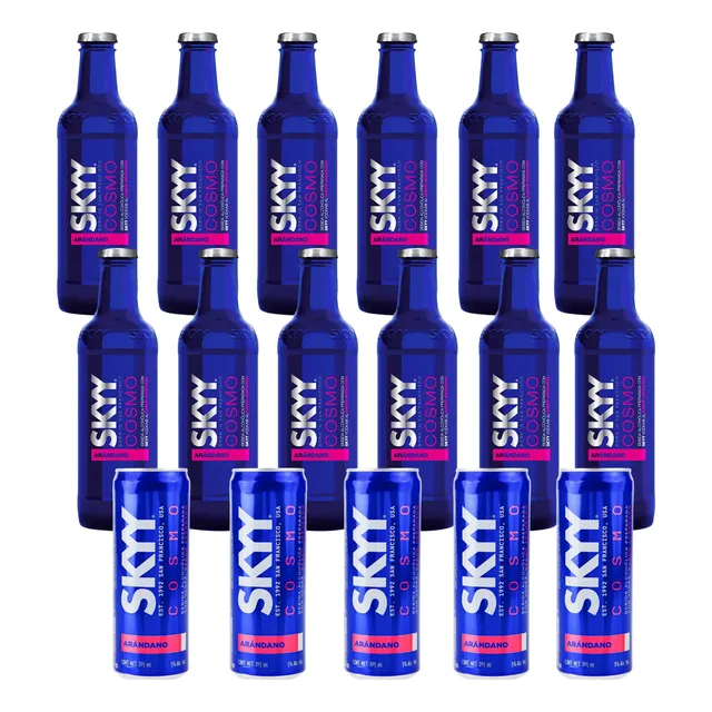 48 Botellas Vodkaskyy Cosmo 275ml+12 Latas 375ml De Regalo