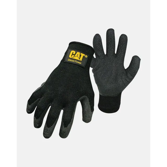 Guantes Cat Cat017410l Medio Negro Recubierto Palma Latex