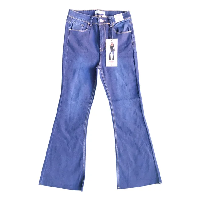 Pantalón Jean Bota Ancha Para Dama