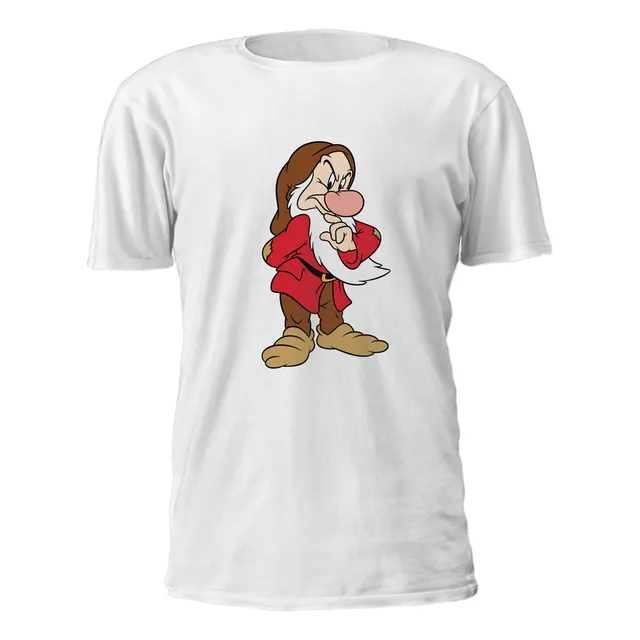 Blancanieve Enano Grumpy Gruñon Remera Friki Tu Eres #2