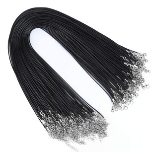 Cordón De Collar De Cuero Encerado, 100 Piezas Cordón De Collar De Cuero Encerado, 100 Piezas