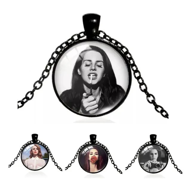 Collar Lana Del Rey  Pop Regalo Mujer Moda Colgante Cadena