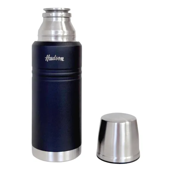Termo Hudson Doble Pared Tapón Acero A Presión 750ml Hsk