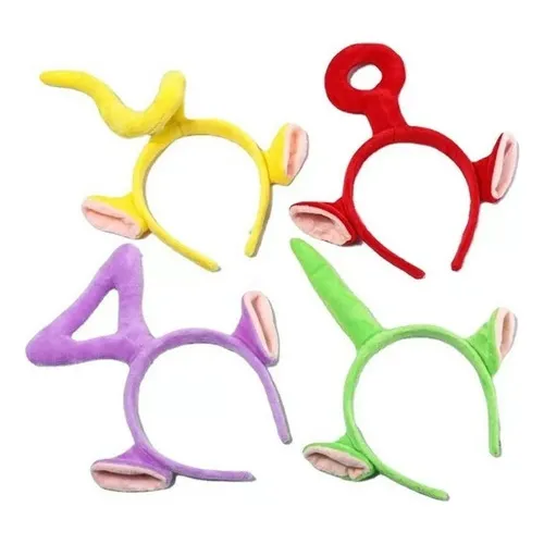Tocado De Anime Teletubbies Para Fiesta Infantil Color A