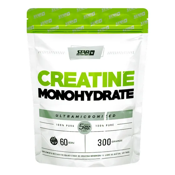 Creatina Monohydrate Star Nutrition Doy Pack X 300grs Sabor Sin sabor