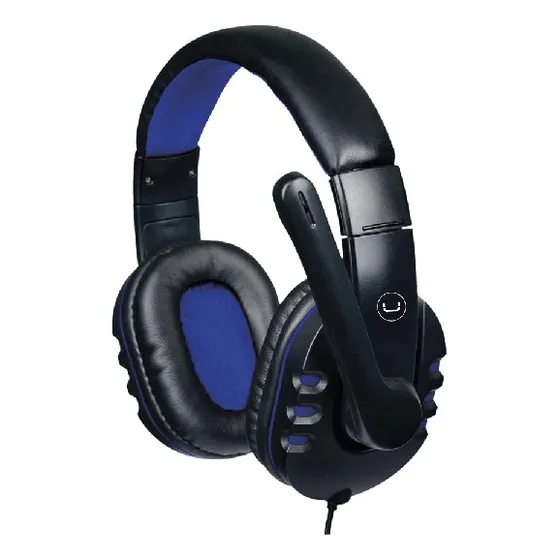 Audifonos Unno Tekno Ace 14 Usb Microfono 3,5 Negro