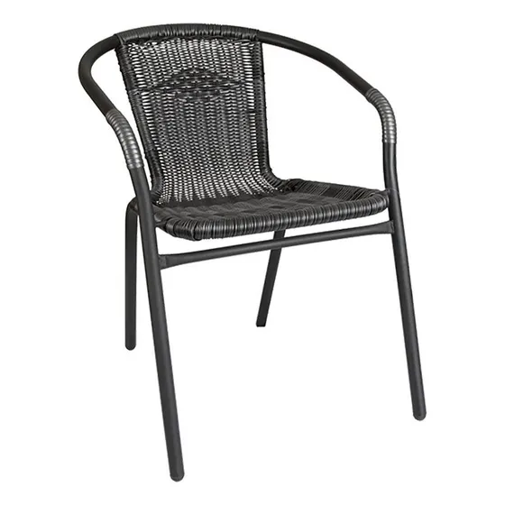 Silla Rattan Gris #pe