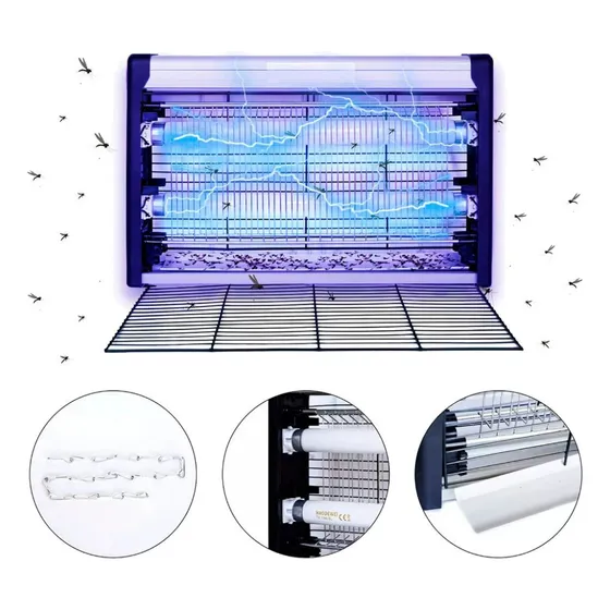 Mata Mosca Elétrico Armadilha Mosquito Lâmpada Uv 110volts