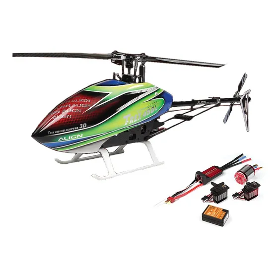 Align T-rex 450l Rc Helicóptero Super Combo Dominator