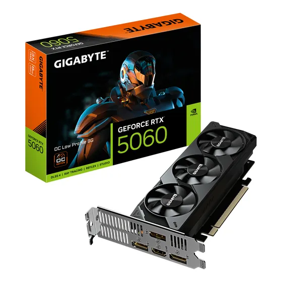Placa De Video Gigabyte Rtx 5060 Oc Low Profile 8gb
