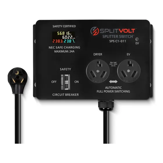 Divisor De Interruptor Splitvolt Nema 10-30, 240v, 24