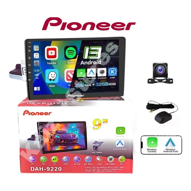 Reproductor De Pantalla 9 Pulgadas Android 1 Din Carplay Dim