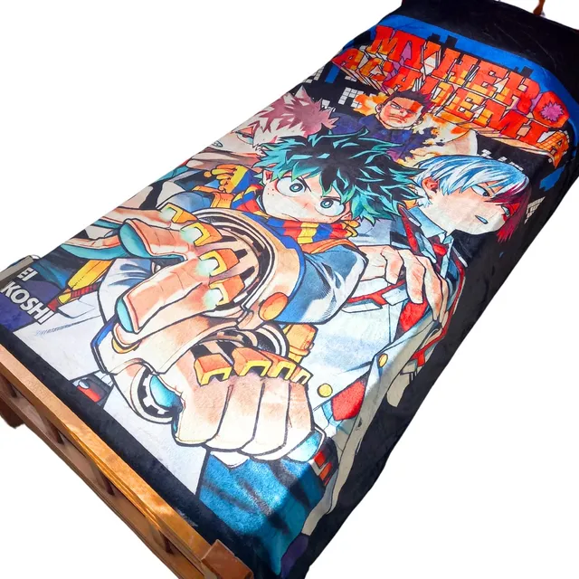 Manta Diseños Anime Otaku Manga Naruto One Piece 1 Plaza 1/2