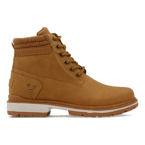 Bota Botin Mujer Andrea Montaña Expedition Casu Miel Gamuza 
