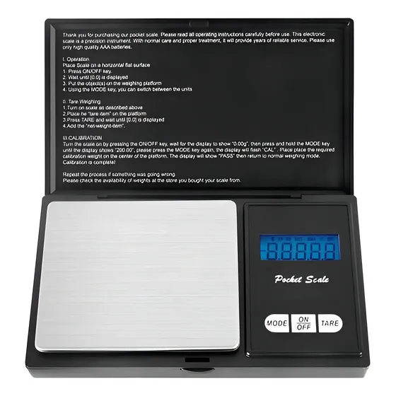 Balanza Digital Comercial Mi Bolsillo 500g Pantalla LCD Gris | Cuotas sin interés