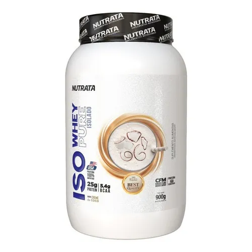Iso Whey Pure Sabor Creme de Coco 900g Whey Protein Nutrata