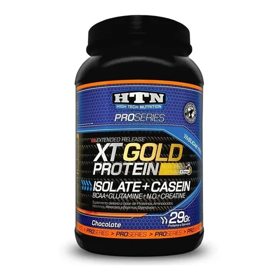 Htn Proteina Xt Gold 1 Kg Whey Caseina Glutamina Isolada