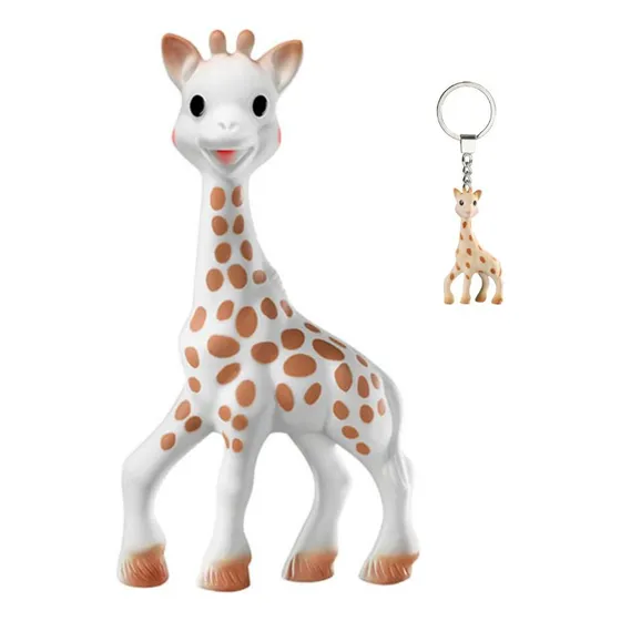 Sophie La Girafe + Llavero Jirafa Set Salvamos Las Jirafas