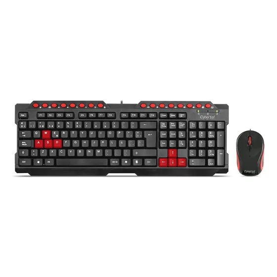 Kit Teclado Multimedia Y Mouse 1000dpi Cybertel Prince T2000