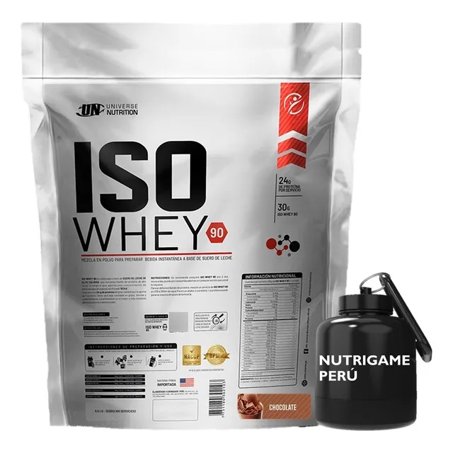 Iso Whey 90 3kg Proteina Isolatada - Tienda Fisica