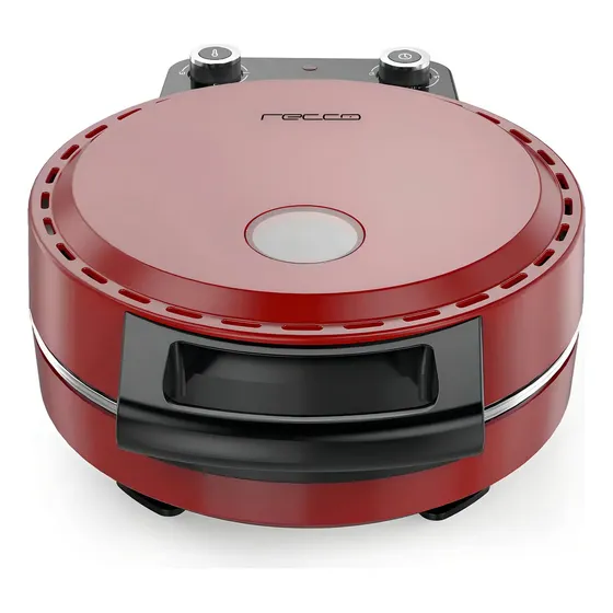 Horno Eléctrico Recco 1500W RPM-Pizza Compacto Rojo Mesa