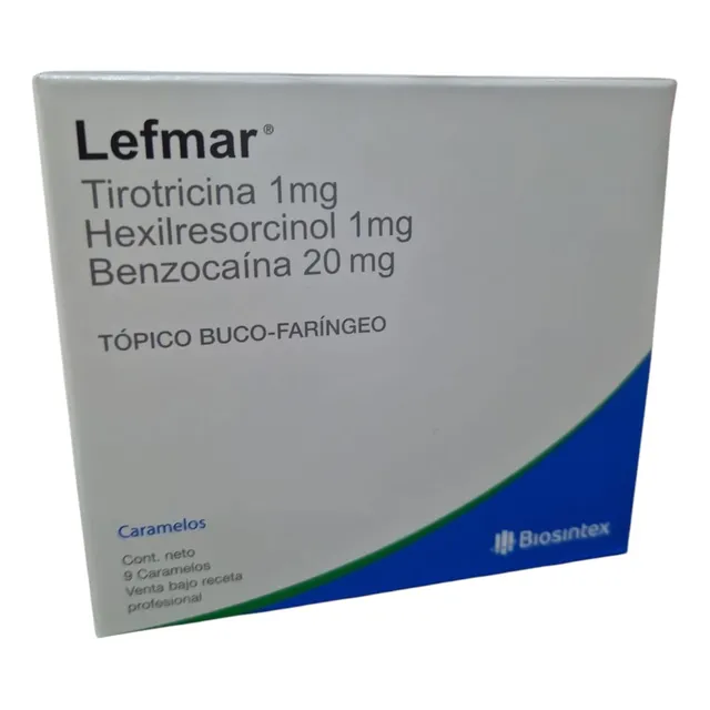 Caramelos Antibioticos Lefmar X9 Caramelos
