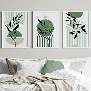 Set De 3 Cuadros Abstractos Modernos Pulgadas Descartables Set De 3 Cuadros Abstractos Modernos Pulgadas Descartables