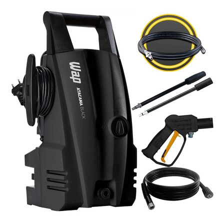 Lavadora Desobstruidora Alta Pressão Atacama Black 1400w Wap Lavadora Desobstruidora Alta Pressão Atacama Black 1400w Wap