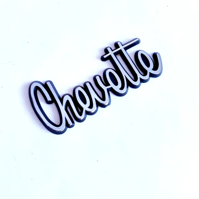 Emblema Insignia Chevette Antiguo Manuscrito