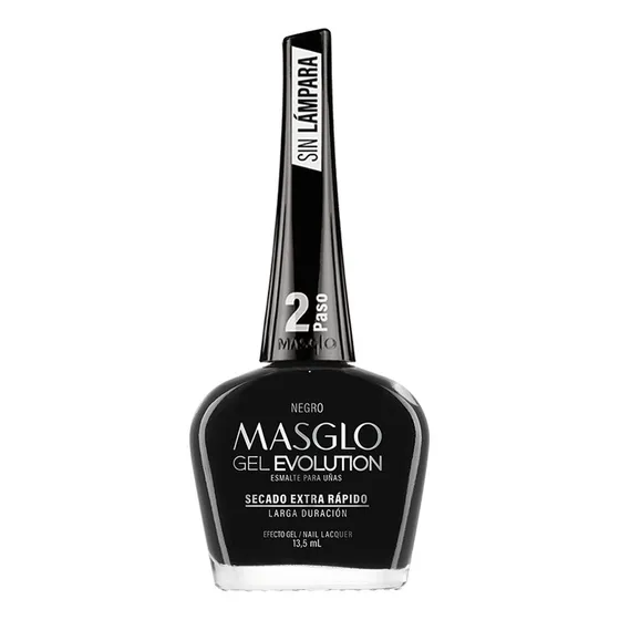 Masglo Esmalte Gel Evolution Efecto Gel Color Negro