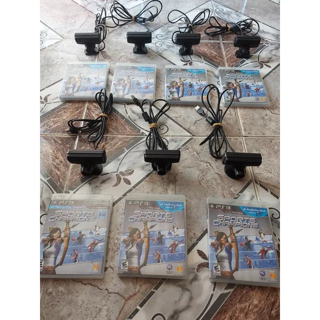 Kit Camara Ps3 Eye Y Juego Original Sports Champions