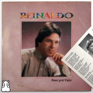 Lp Reinaldo Amor Prá Valer Disco De Vinil Com Encarte Lp Reinaldo Amor Prá Valer Disco De Vinil Com Encarte