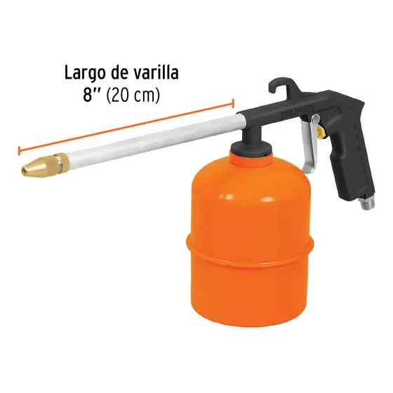 Pistola De Lavado Presión Para Equipos 900ml 90psi Truper