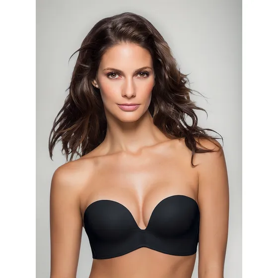 Brasier Strapless Antigravedad De Realce Alto Sin Arco