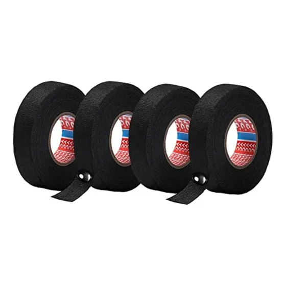 Teipe Electrico Automotriz 19mm X 15m Cinta Tela 4 Unidades