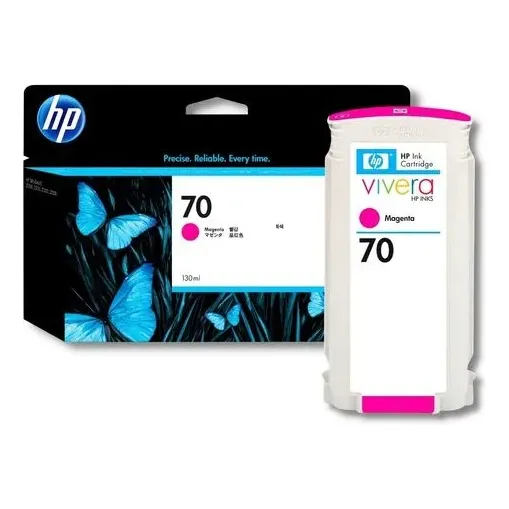 Hp Cartucho Original Tinta 70 Magenta Plotter