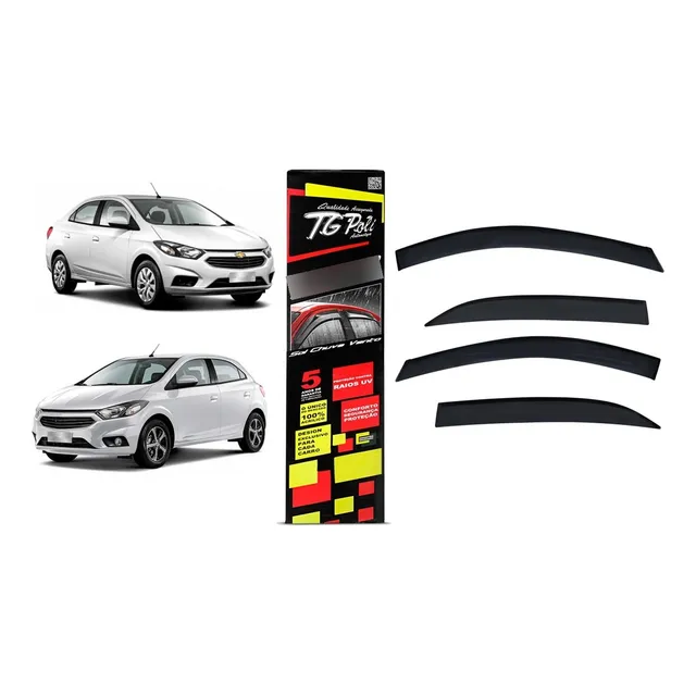 Kit Calha De Chuva Onix 12/19 Prisma 13/19 Inteiriça Tg Poli