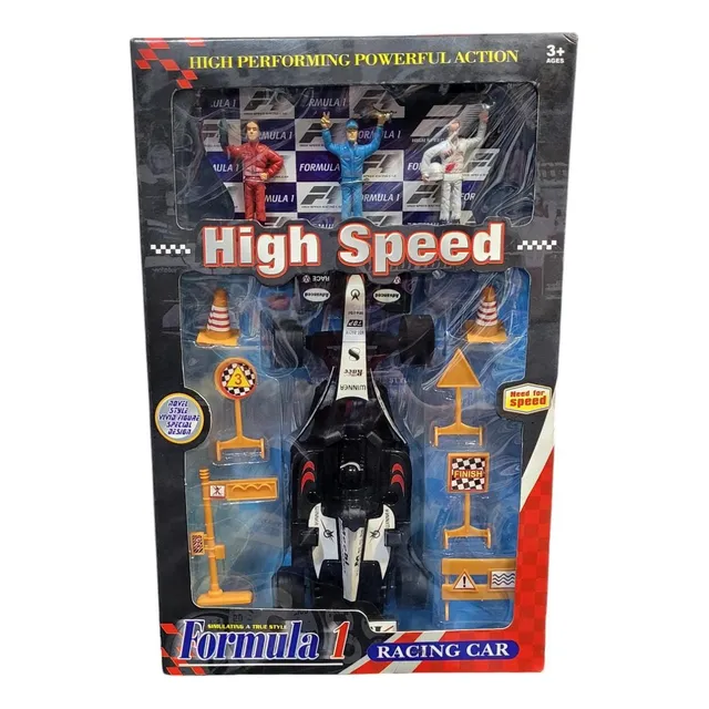 Auto F1 Friccion Podio Pilotos Señales High Speed Jretro
