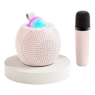 Mini Bluetooth Máquina De Karaoke Para Niños Con 2 Micrófono Mini Bluetooth Máquina De Karaoke Para Niños Con 2 Micrófono